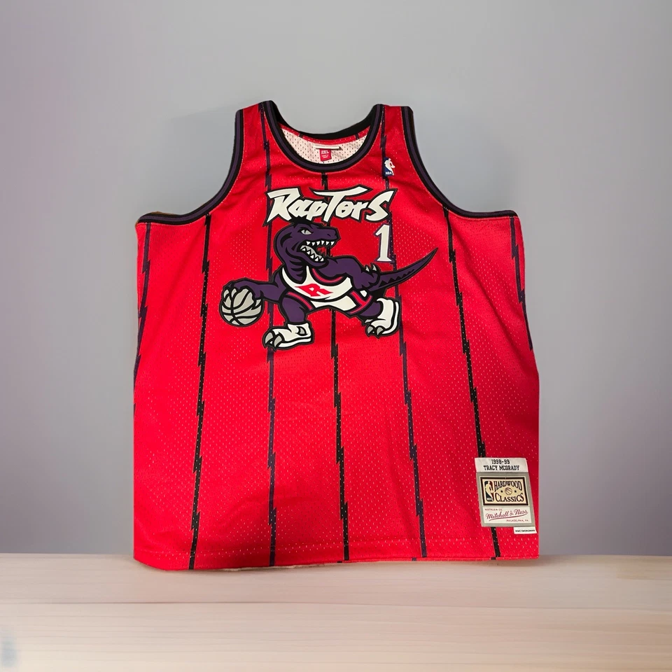 Camiseta Mitchell & Ness Toronto Raptors Tracy McGrady (2xl) Red Swingman 1998-99 Foto 1 de 4