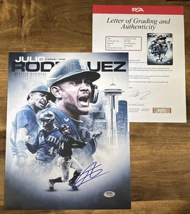 Julio Rodriguez Signed 11x14 Collage Photo Mariners PSA Authentic 10 Gem Auto 🔥 - Picture 1 of 4