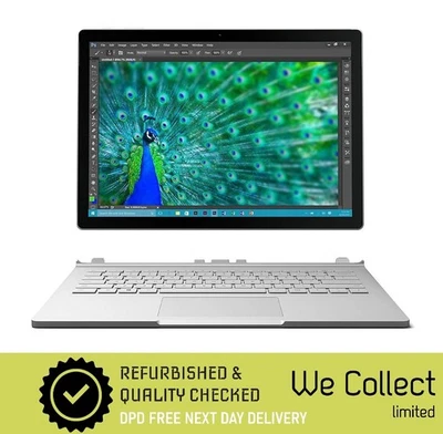 Microsoft Surface Book 2 i7-8650U 8GB 256B QHD Touch Windows 11 - Image 1 of 4