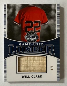 2024 Leaf Lumber Baseball Will Clark Gioco Usato Lumber Bat Blu Navy 3/4 - Foto 1 di 2