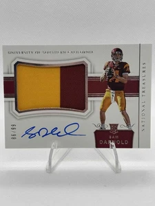 2018 Panini National Treasures Collegiate Sam Darnold #102 /99 Auto Patch RC - Picture 1 of 2