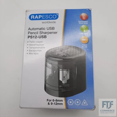 Rapesco 1449 PS12-USB Automatischer/Elektrischer Spitzmaschine, Ladung durch Bat - Bild 1 von 2