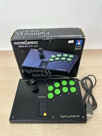 Sega Saturn HORI FIGHTING STICK SS Controller w/ Original Box - HSS-07 - Tested