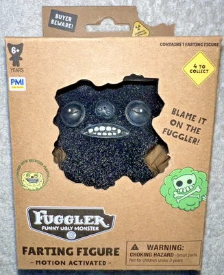 FUGGLER FARTING FIGURE MUNCH MUNCH BLACK **NEW** - Image 1 of 4