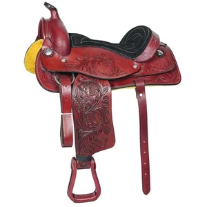 30SS COMFYTACK Niños Jóvenes Niños Miniatura Pony Sillín Cuero Western Niño Pequeño - Imagen 1 de 6