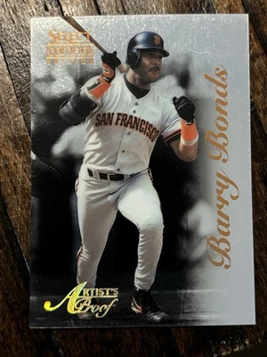 1996 Select Certified Artist Proof 31 Barry Bonds - Image 1 of 3