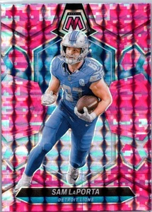 2024 Panini Mosaic #75 Sam LaPorta Mosaic Camo Pink - Picture 1 of 2