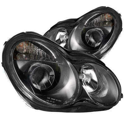 Anzo USA 121079 Projector Headlight Set Fits 01-07 C230 C240 C280 C320 - Image 1 of 2