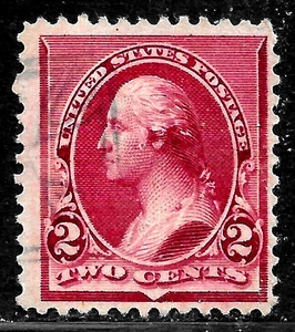 HICK GIRL-OLD  USED U.S.  SC#219D  WASHINGTON, LAKE   ISSUE 1890        X5150 - Picture 1 of 2