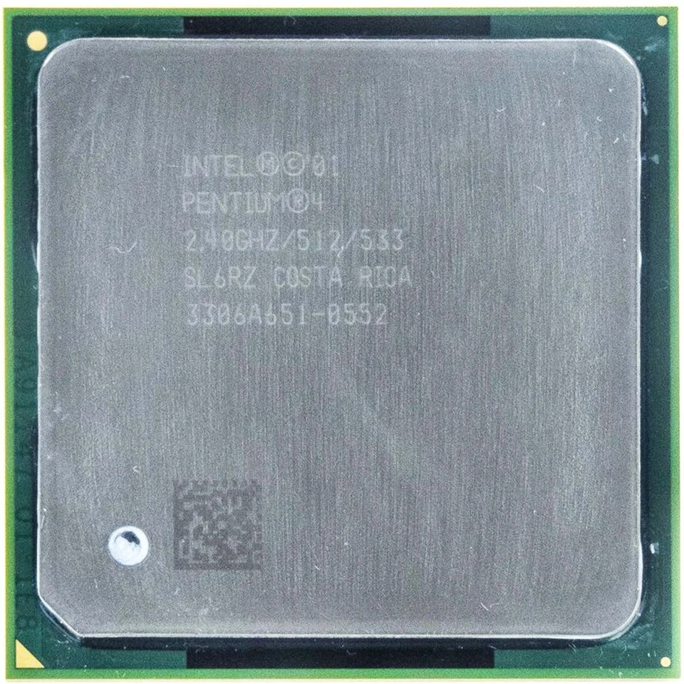 PC CPU PPGA478 Intel Pentium 4 2.40GHZ SL6DV Pga 478 Processor Socket Computer - Image 1 of 2