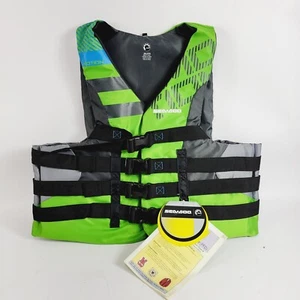 Sea-Doo Men's Motion Lifejacket PFD 3XL Green # 2867671670 - Picture 1 of 10