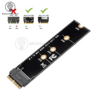 M.2 NVME SSD Convert Adapter Card for MacBook Air Pro 2013-2017 NVME/PCI-E
