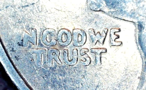 { 1987-P Washington Quarter Errors. No I In The Word In. Mint Mark Is Filled In - Picture 1 of 5