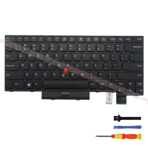 US Non-Backlit Keyboard W/Pointer for Lenovo Thinkpad T470 T480 A475 A485 - Afbeelding 1 van 6