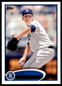 2012 Topps Tim Stauffer Baseball Card #532
