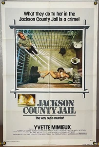 JACKSON COUNTY JAIL FF ORIGINAL EINBLATT FILMPLAKAT TOMMY LEE JONES (1976) - Bild 1 von 1