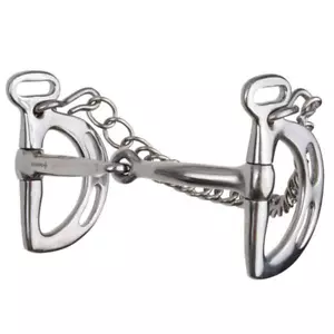 E105 Diamond R by Reinsman Jointed Uxeter Kimberwick English Bit - 5 Inch NEW - Picture 1 of 1