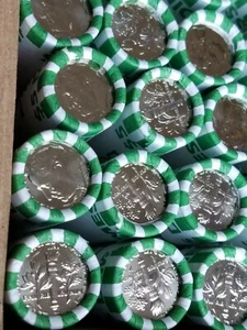 10 Rolls ($50) 10 Random Dimes in each Roll, the Rest UNC! 2020 D Roosevelt Dime - Picture 1 of 7