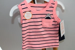 Just One You Carter's Carter Boys NWT Size NB Shark Top Shorts NWT NEW - Picture 1 of 2