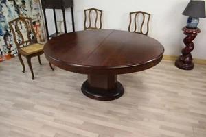 Art Nouveau 1910 Mahagoni Tisch Esstisch *Louis Majorelle* Schnitzwerk - Bild 1 von 12