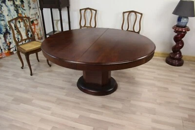 Art Nouveau 1910 Mahagoni Tisch Esstisch *Louis Majorelle* Schnitzwerk - Bild 1 von 4