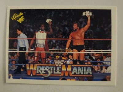 1990 Classic WWF - The History of Wrestlemania #117 JAKE ROBERTS / TED DIBIASE - Image 1 of 2