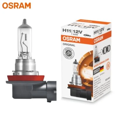 OSRAM H11 12V 55W PGJ19-2 Original Car Halogen Headlight 3200K Standard Lamp OEM - Image 1 of 4