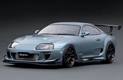 *SUPER RARE* IG2106 Ignition Model 1/12 Toyota Supra (JZA80) RZ Matte Gray JDM - Image 1 of 3