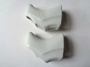 *NOS Vintage 1980s/90s Campagnolo C Record Delta White Aero brake lever hoods* - Picture 1 of 6