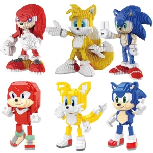 Hedgehog Anime Building Blocks Toy - Puzzle Assembly Figures, Game-Themed Gift - Picture 1 of 15
