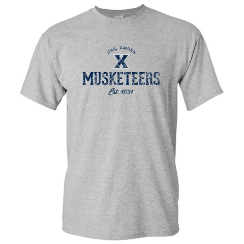 Xavier Musketeers Established Arch Logo Licensed Unisex T-Shirt Cover