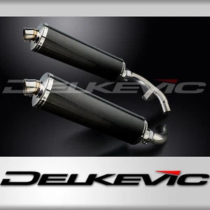 Honda ST1100 1991-2002 Delkevic Slip On 18" Oval Carbon Exhaust Muffler Kit - Bild 1 von 5