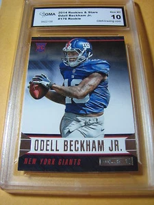 ODELL BECKHAM JR. JR LSU GIANTS 2014 ROOKIES & STARS RC # 176 GRADED 10 - Bild 1 von 1