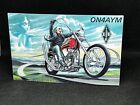 1996  QSL CARD ON4AYM VAN GOSSUM MARTIN BELGIUM MOTORCYCLE