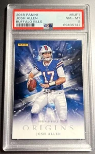 2018 PSA 8 Panini Buffalo Bills JOSH ALLEN Origins BUF 1 ROOKIE Card NFL MVP - Picture 1 of 6