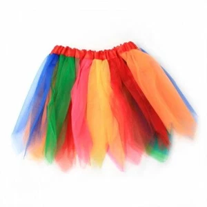 CHILD SIZE rainbow tutu  15-28" WAISTBAND - Picture 1 of 3