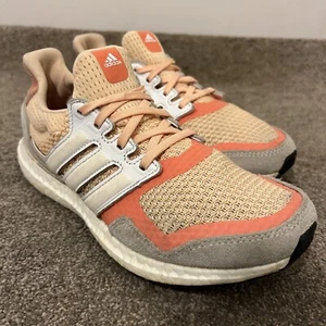 Adidas Ultraboost UK Size 6 (EU 39 1/3) Womens Orange Peach Trainers EF1990 - Picture 1 of 18