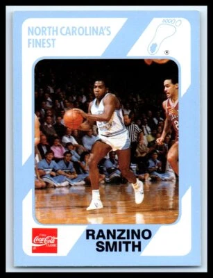 1989  Collegiate Collection North Carolina's Finest #169 Ranzino Smith - Image 1 of 2