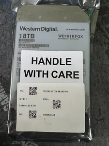 Western Digital Red Pro 18TB 3,5 Zoll Festplatte (WD181KFGX) - Afbeelding 1 van 2