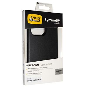 OtterBox Symmetry Series for MagSafe Case For iPhone 15 Pro Max - Black