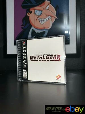 Metal Gear Solid PlayStation 1 - PS1 Black Label No Manual - Image 1 of 4