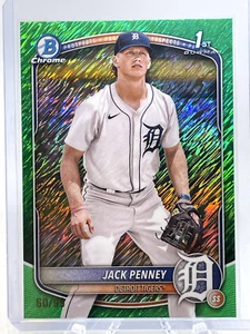 Tarjetas prospectivas de béisbol Bowman 2025 cromadas refractores verdes/99 (tú eliges) - Imagen 1 de 8