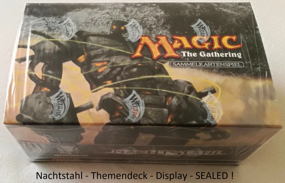 NACHTSTAHL (DARKSTEEL) THEMENDECK DISPLAY, Vintage MTG, deutsch / OVP - Sealed ! - Bild 1 von 1