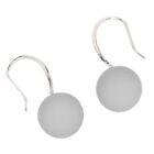 2pcs Energy Stone Drop Earrings With Fish Hook Health Care Fashion 925 Silve WYD