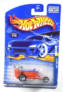 Hot Wheels Orange/ Purple Hot Seat #140 Blue Card 2001 1/64 *Ripped/ Torn Card - Bild 1 von 7