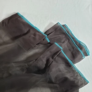 Hanes 415XL 11XL 3 Paar Strumpf kaum schwarz verstärkt durchsichtig RHT Vintage - Bild 1 von 5
