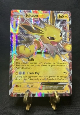 Jolteon-EX - 28/83 - Holo Rare ex LP, English Pokemon Generations - Image 1 of 3