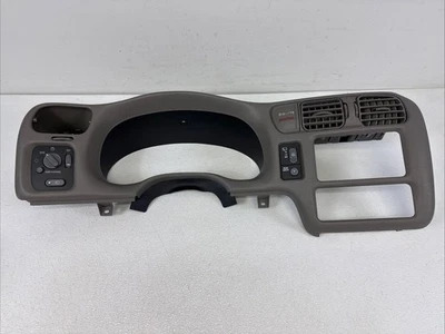 98-04 Chevy S-10 GMC Bravada Jimmy Blazer OEM Speedo Dash Bezel Double Din Nice - Image 1 of 4