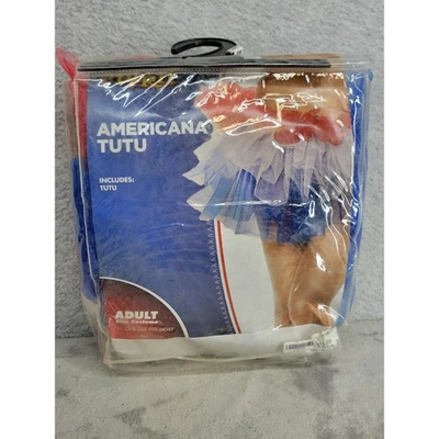 Spirit Halloween Americana Tutu Adult Patriotic USA Fourth of July Costume - Image 1 of 4