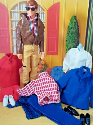 Barbie Vintage Mattel Boyfirend Talking Ken Varios Conjuntos y Zapatos Etiquetados Foto 1 de 4